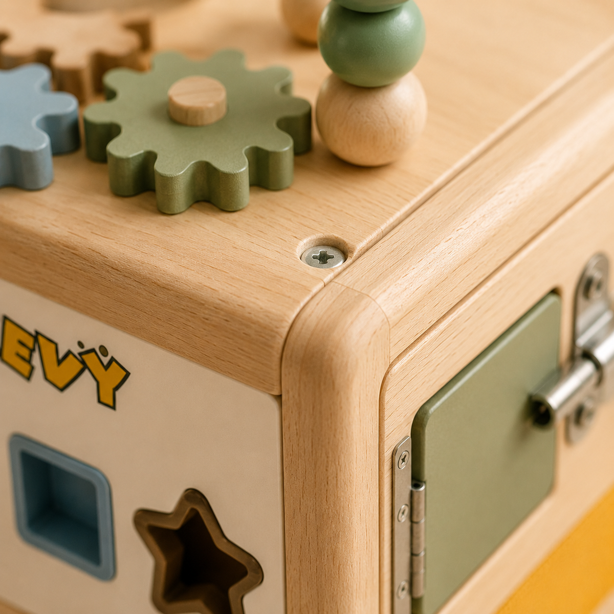 Pokevy BusyBoard Montessori Activity Cube